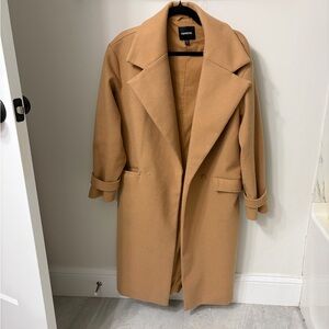 Express Camel Trench Coat